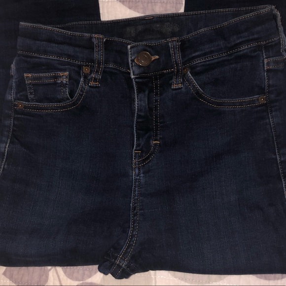 💙FINAL SALE💙 Topshop Jamie Skinny Jeans Dark Wash Size 26 – High Rise Stretch - Picture 5 of 10